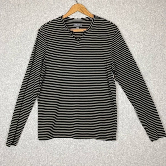 Kenneth Cole Reaction Mens Long Sleeve T Shirt Sz L - Picture 1 of 7